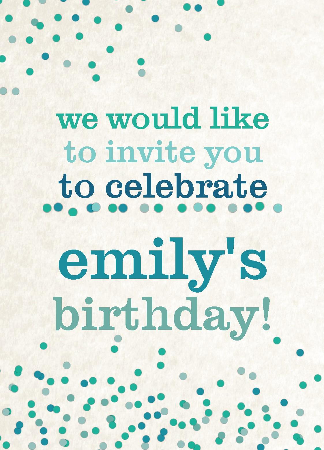 party invite designs